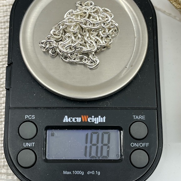 Timeless 925 Sterling Silver Rope Chain Necklace – 18” - Picture 16 of 16